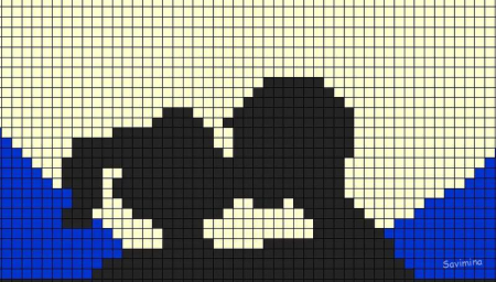 Рисунки по клеточкам в тетради