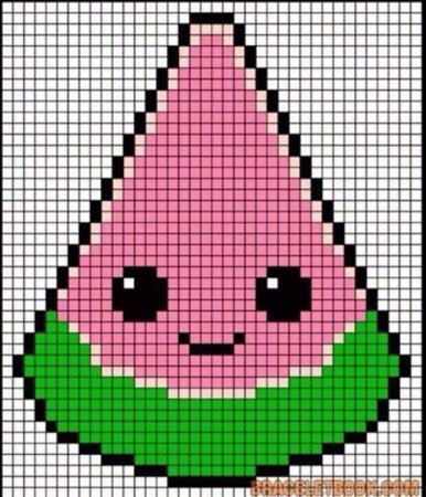 Рисунки в клеточку