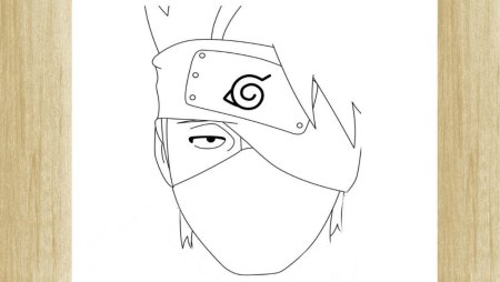 Какинарисовать Какаши