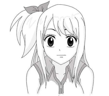 Нарисовать хвост феи Люси