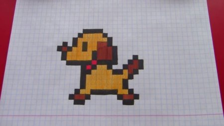 Рисунки по клеткам хаски