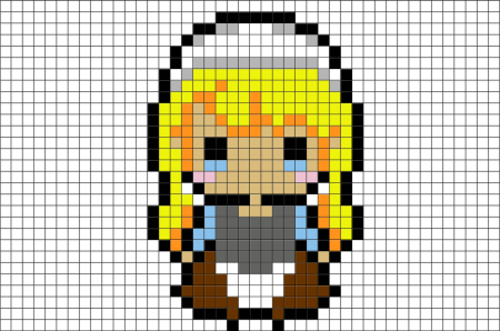 Рисунки в клеточку