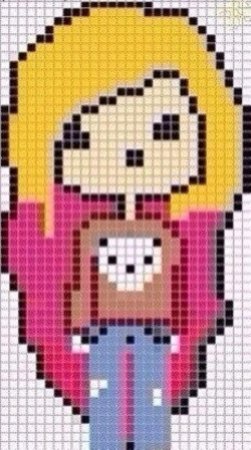 Девочка по клеточкам