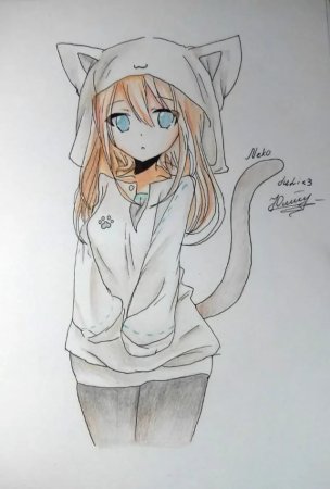 Рисунки для срисовки аниме