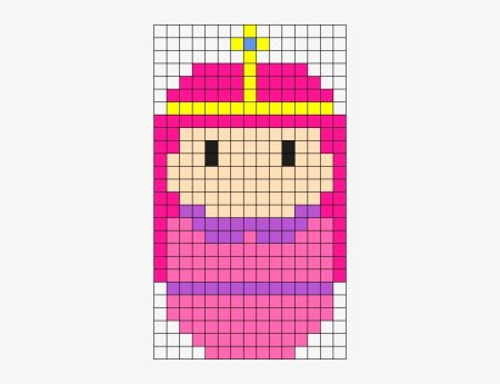 Принцессы по клеточкам в тетради