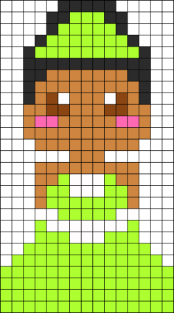 Рисование по клеточкам принцессы Диснея