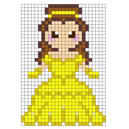 Рисунки по клеточкам девочки