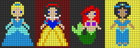 Рисование по клеточкам в тетради персонажи