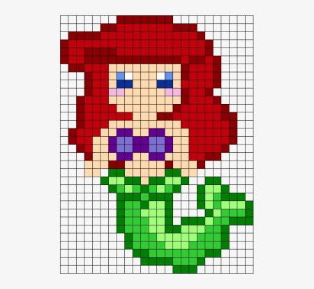 Маленькая ведьмочка по клеточкам