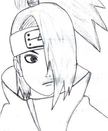 Рисунки Наруто персонажи Дейдара