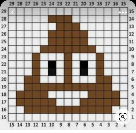 Смайлы по клеточкам