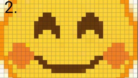 Пиксель арт Смайл