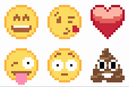 Смайлики по клеточкам