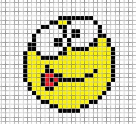 Смайлик пиксель