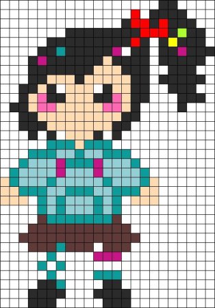 Принцессы по клеточкам