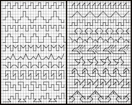 Рисунки по клеточкам в тетради ручкой