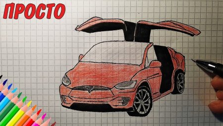 Рисунки в клетку машины