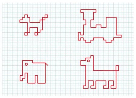 Фигуры из клеточек