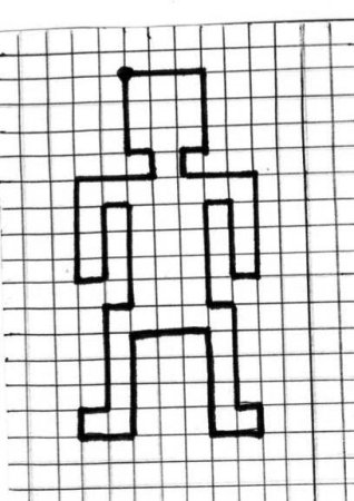 Рисование по квадратикам для детей