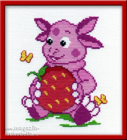 Вышивка крестом Лунтик