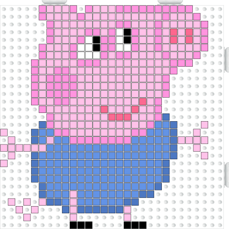 Схема термомозайки по клеточкам