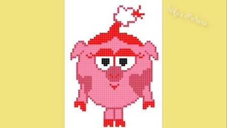 Маленькие рисунки по клеткам маленькие