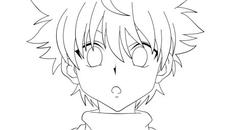 Киллуа Lineart