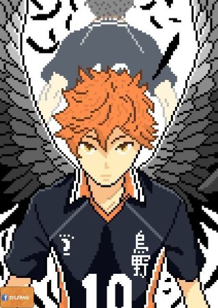 Haikyuu вышивка крестом