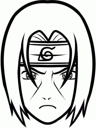 Аниме для срисовки Итачи