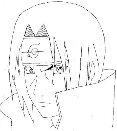 Итачи Учиха для срисовки