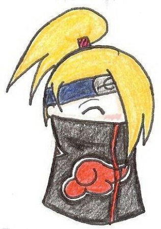 Дейдару рисунок