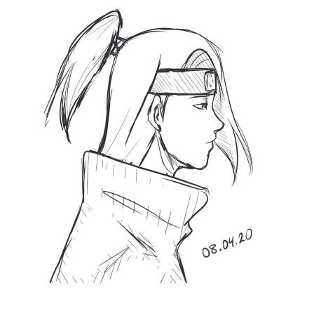 Рисунки карандашом Наруто Дейдара