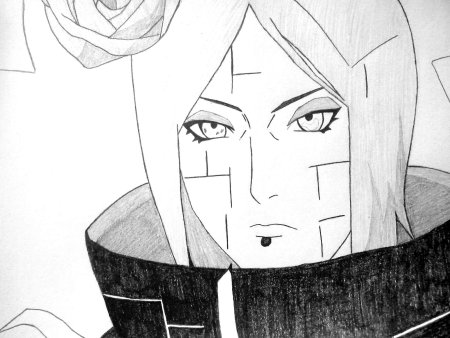Наруто нарисовать Дейдару