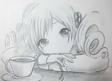 Красивые рисунки карандашом аниме