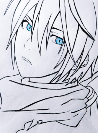 Ято Бездомный Бог для срисовки