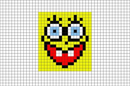 Спанч Боб в клеточку