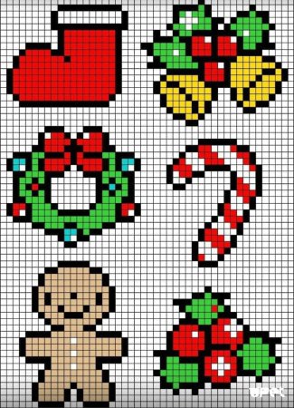 Рисунки по клеточкам ъ