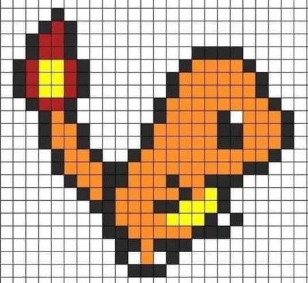 Рисование по клеточкампакимоны