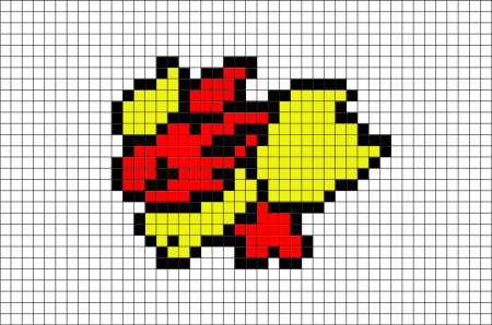 Покемон в клеточку