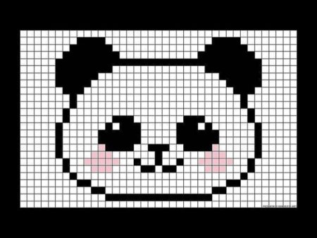Картинки по клеточкам мини