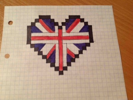 Узоры по клеточкам в тетради