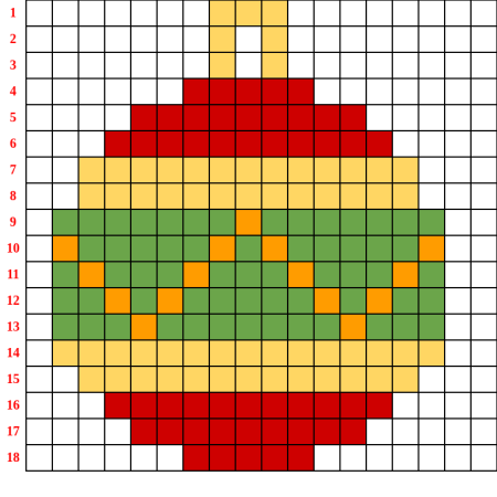 Рисунки по клеточкам новогодние