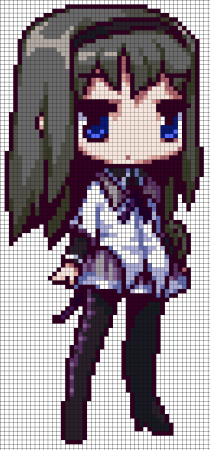Хомура Pixel Art