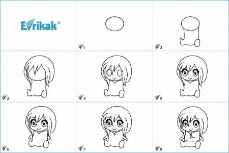 Аниме рисунки карандашом