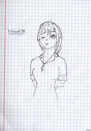 Стиль рисования аниме для девочек