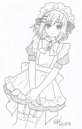 Тобиичи оригами горничная