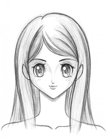 Простые аниме рисунки для срисовки