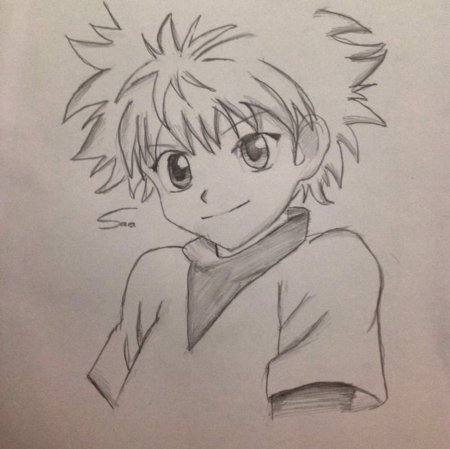 Аниме рисунки Киллуа