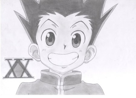 Карандашом Хантер Хантер Гон