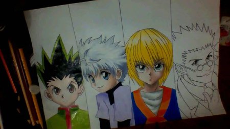 Срисовки аниме Хантер х Хантер